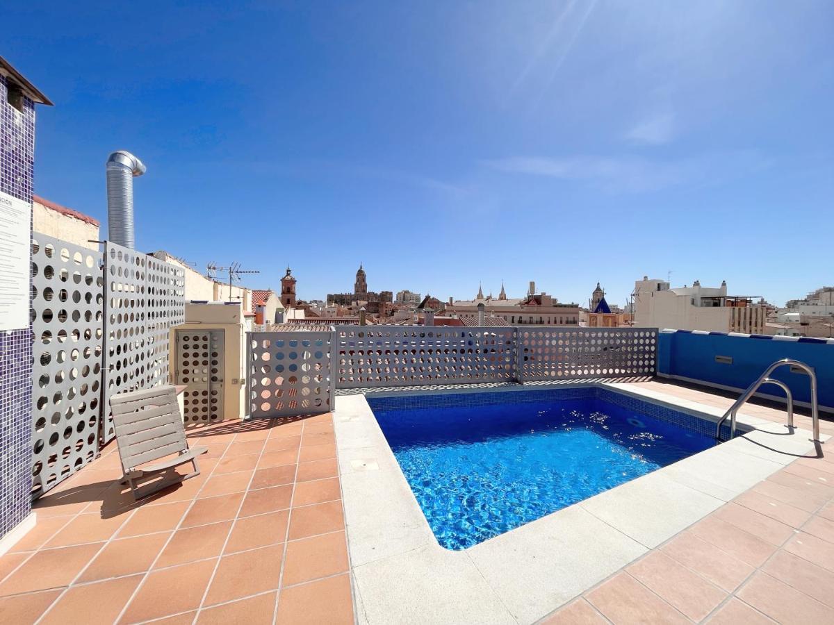 Appartamento Carreteria con piscina Málaga Esterno foto